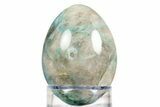 Polished Chrysocolla & Malachite Egg - South Africa #308847-1